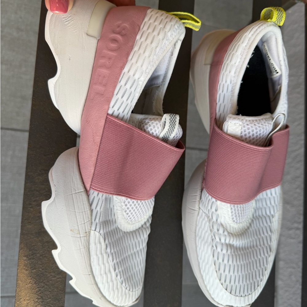 Sorel Size 8 Kinetic Impact Strap White Pink Slip-on Float
Sneaker DUAL IMPACT - Picture 15 of 15